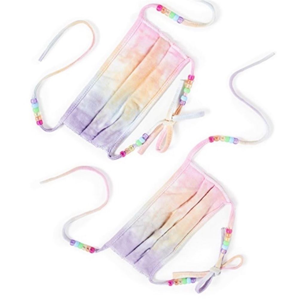 Stoney Clover Lane rainbow 🌈 tie dyed Face Masks
